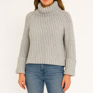 Jason Wu Light Gray Turtleneck Sweater